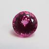 Natural Pink Sapphire Loose Gemstone Round Cut 18.45 ct September Birthstone for Gem Collections