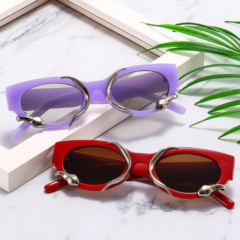 New Vintage Oval Sunglasses Women  Designer Sun Glasses Women/Men Cat Eye Retro Fashion Eyewear UV400 Gafas De Sol