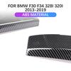 ABS Carbon Fiber Color Center Console Armrest Storage Box Protection Cover Trim For BMW F30 F32 F34 3 4 Series 2013-