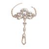 Sparkling Crystal Rhinestone Foot Chain Multi-layer Barefoot Chain Toe Ring Anklet  Summer Wear