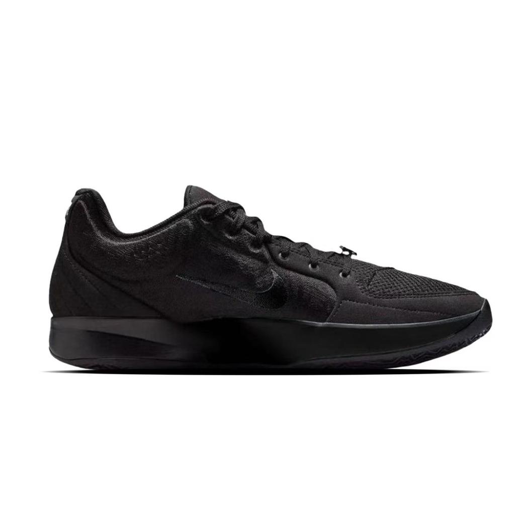 Nike Ja Morant 2 Cushioning Low Top Basketball Shoes Men's Black White FD7327-003(team741-)