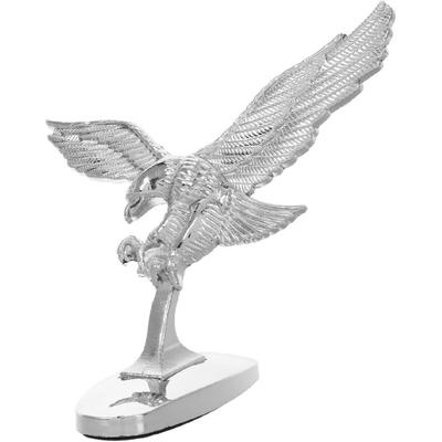 HEALLILY Metal Eagle Car Hood Ornament Truck Sturdy Auto Decor Accessory Easy Install Car Logo Sticker for SUV