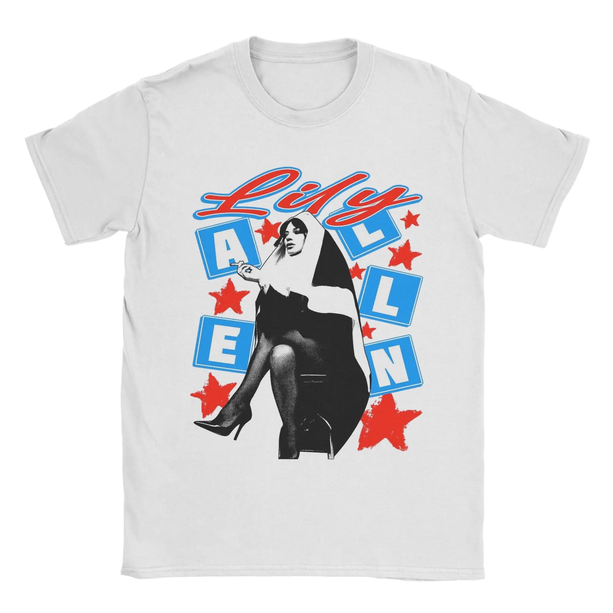 

Unisex Women Singer Lily Allen T Shirt Cotton Vintage Yk Tops Humorous Short Sleeve Summer Crew Neck Tee Shirt XL TShirt 3XL