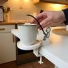 Tropffang-Untersetzer Angler Mann Teebeutelhalter Hitzebeständiger Teebeutel-Aufguss-Haken Schreibtisch Tisch