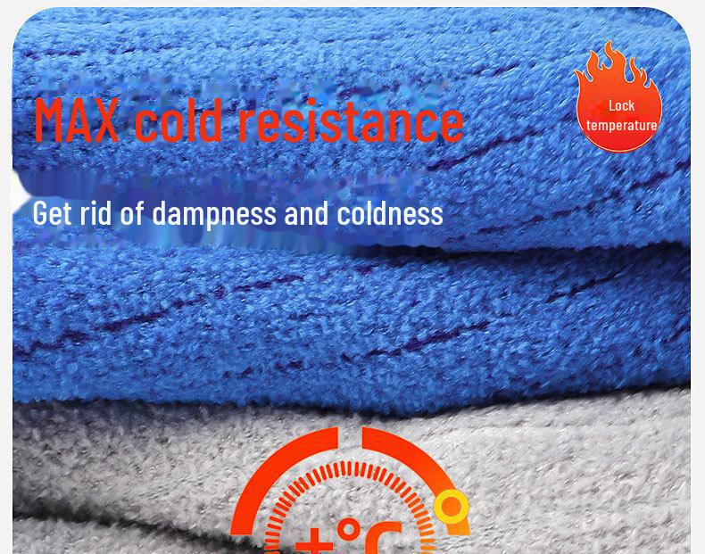 Dicke Korallenfleece-Anti-Rutsch-Indoor-Socken für Jungen, mittelhoch, warm für Herbst/Winter.