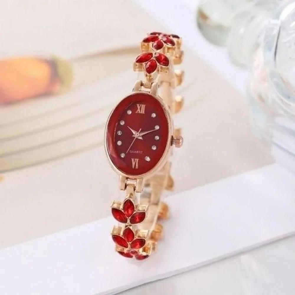 Metal Watch Women's Watch Women's Wristwatch (Red) (46330220)