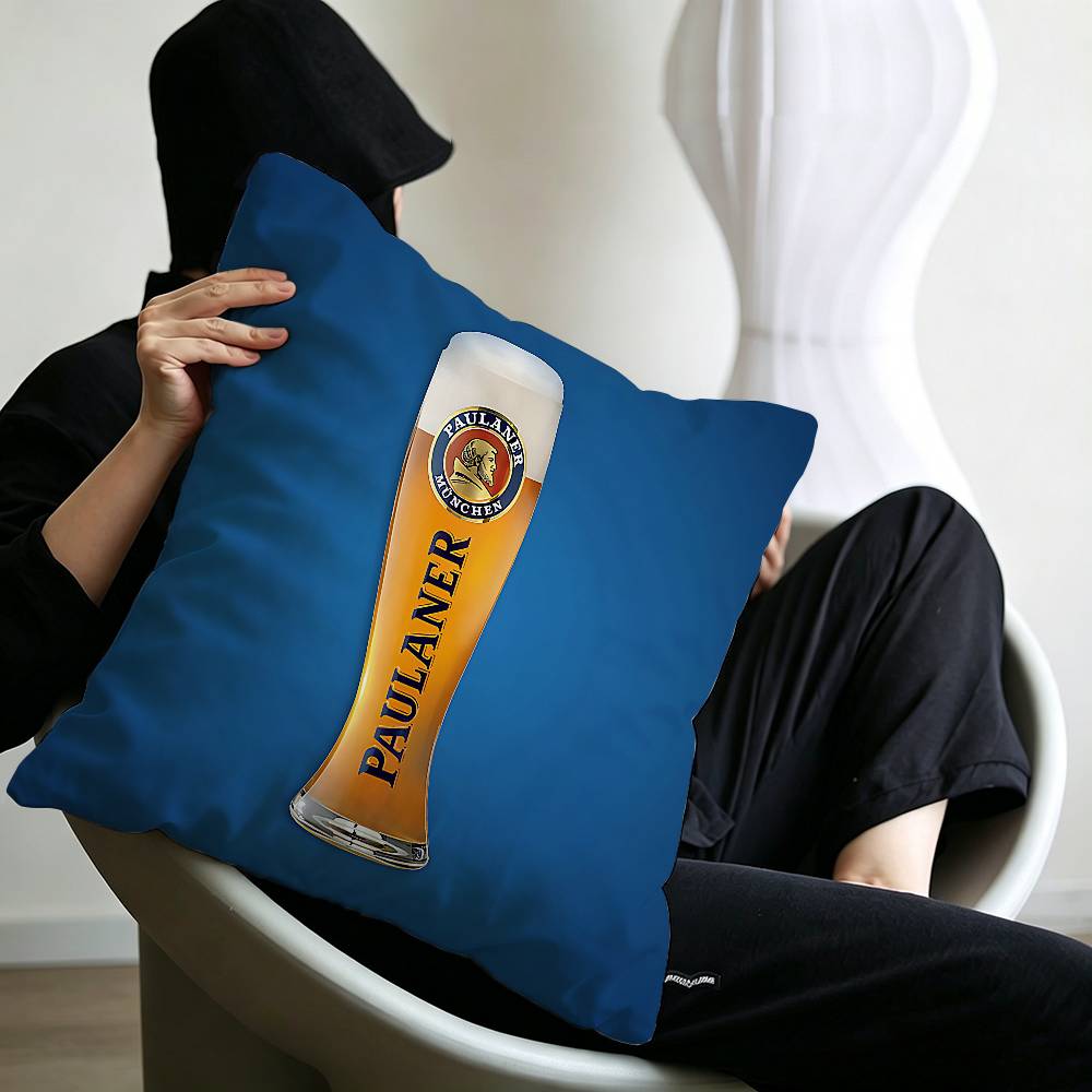 Deutsches Bier Paulaners Kissen Geschenk Home Office Dekoration Kissen Schlafzimmer Sofa Auto Kissenbezug Kissenbezug