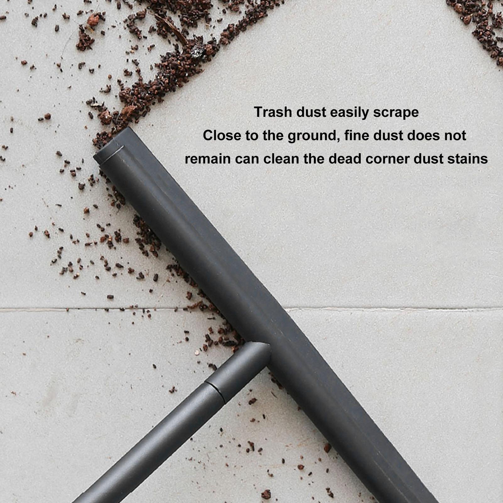 

Floor Squeegee with Long Handle Silicone Squeegee for Bathroom Home Kitchen Tile Pet Hair Glass Window Marble Cleaning