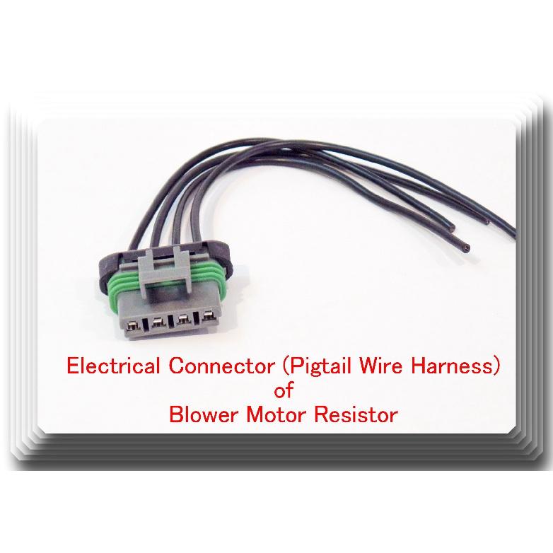 PT1231 4 Wire Pigtail Electrical harness connector for Blower Motor