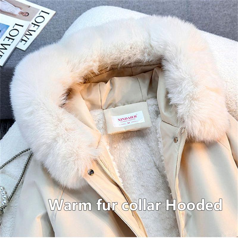 2025 Fashion New Women's Warm Coats Winter Coats for Ladies Stylish Versatile Coats Waist-cinching Type Ladies' Jacket
