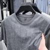 PLAYBOY Men's Mercerized Cotton Short Sleeve Crew Neck T-Shirt