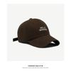 Peaked Cap Women's 2025 New Spring and Summer Versatile Face Small Big Head Circumference Letter Embroidery Curved Brim Baseball Hat