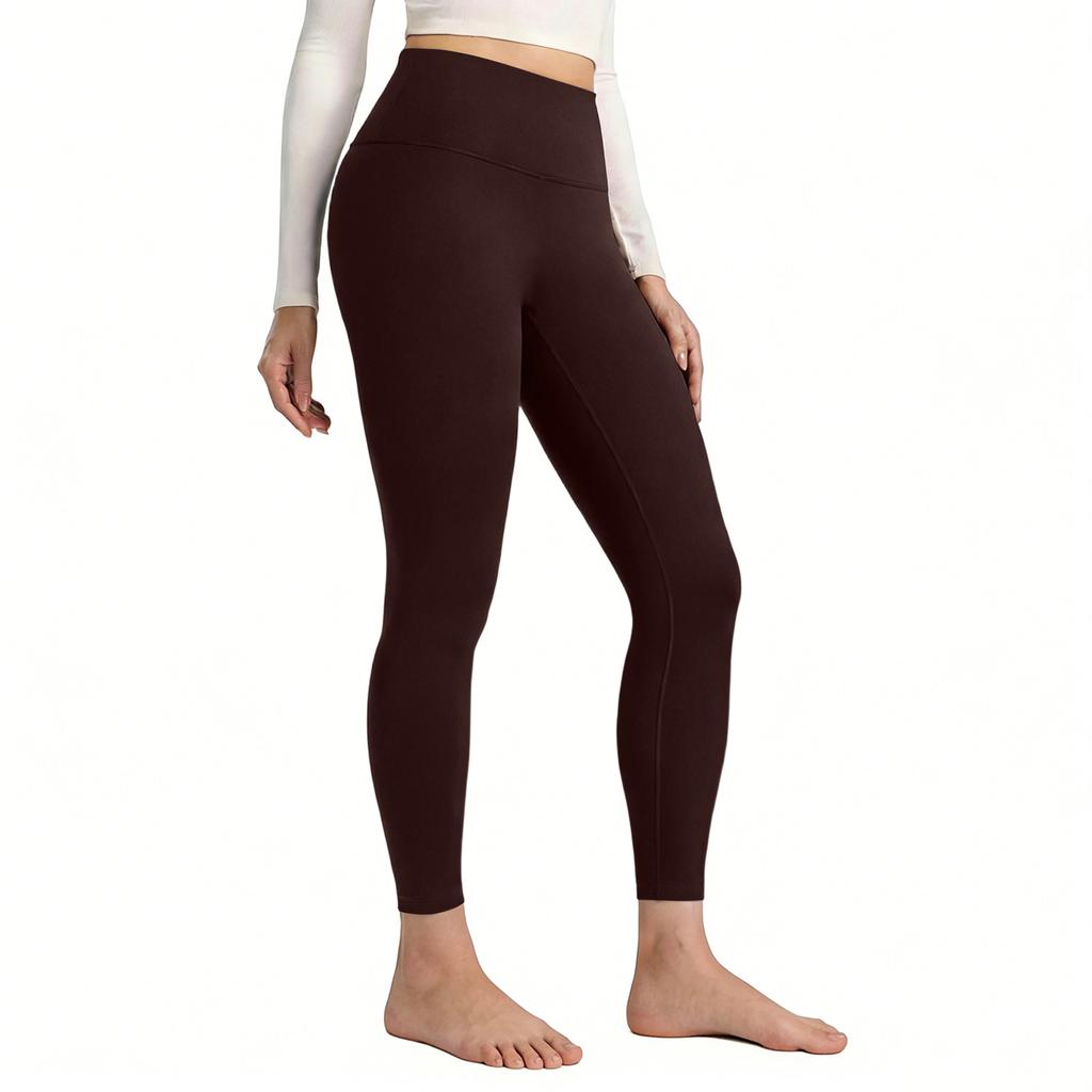 Pantalones de Yoga Fitness de Secado Rápido para Exteriores con Levantamiento de Glúteos de Color Melocotón para Mujer
