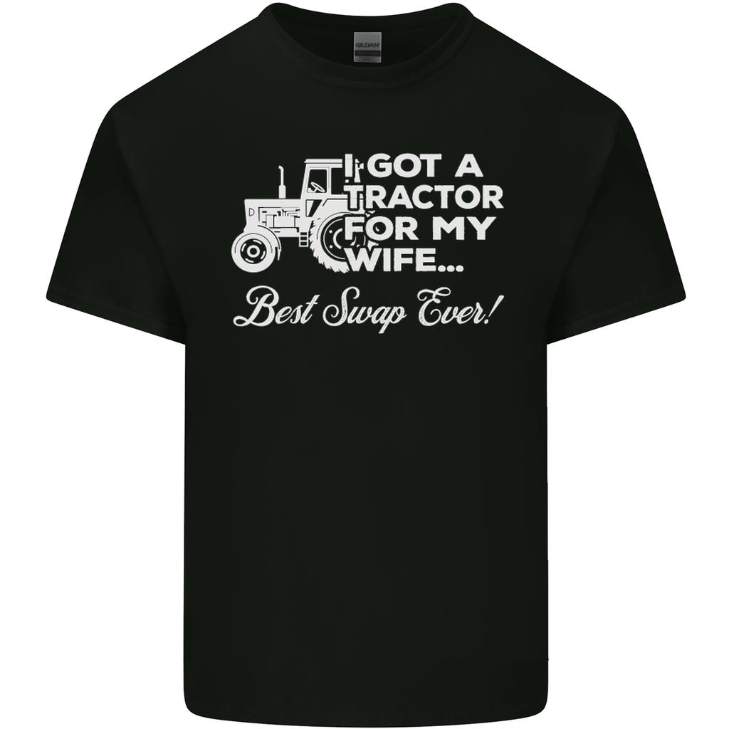 Tractor for My Wife Best Swap Ever Farmer Unisexs Light Cotton TShirt