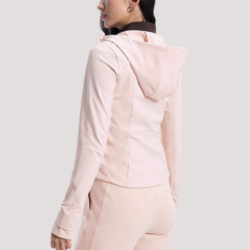 Adidas Softshell Slim Casual Sports Fitted Hooded Jacket Women jackets KH2670