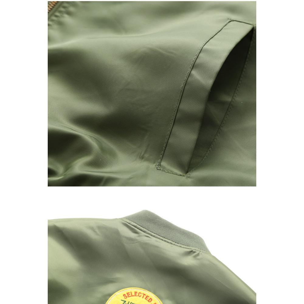 New Spring And Autumn Large Size Men'S Sports Casual Stand-Up Collar Jacket Ma01 Pilot Men'S Baseball Uniform