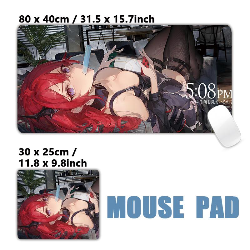 Arknights Endfield Exusiai Dusk Kaltsit Laevatain Gaming Girls Mousepad XXL Keyboard Desk Mat