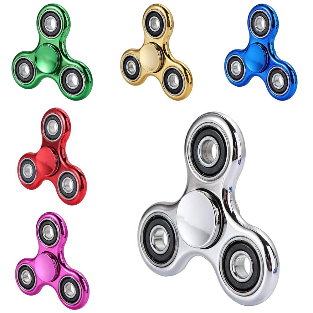 4 Bearings Fingertip Gyroscope Plating Fingertip Decompression Toy Hand Spinner Children's Gifts