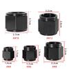 Aluminum Fuel Tank Cap AN4-AN12 Oil Line Plug Nut Adapter