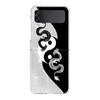Dragon Design Clear Phone Case For Samsung Z Flip 4 5 Case Thin Transparent High Hard PC Shell On For Galaxy Z Flip 3 5 Cover
