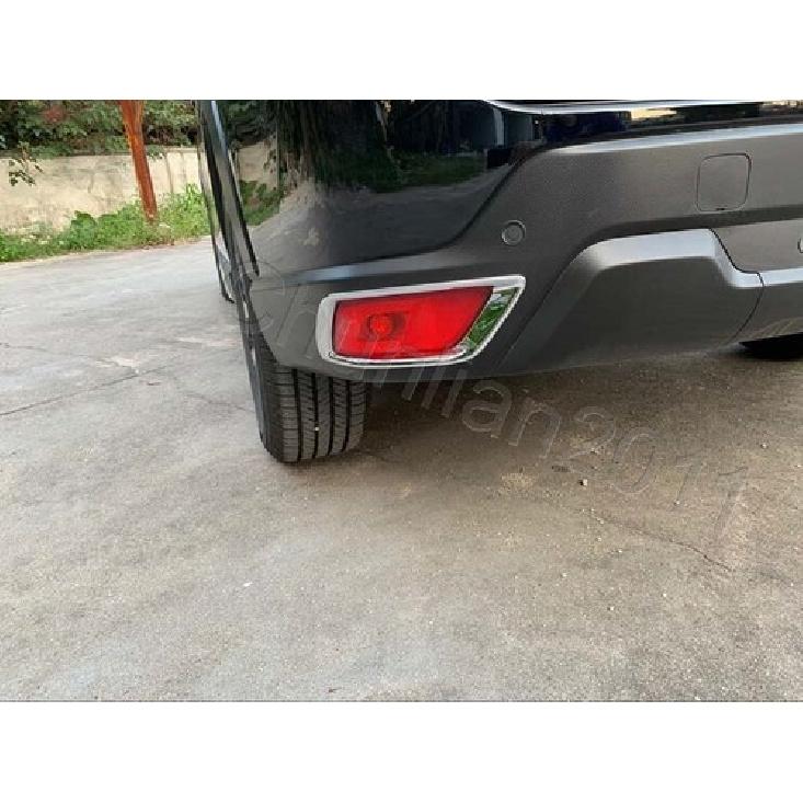 ABS Rear Fog Light Cover Trim For - Subaru Forester Chrome Foglight 2PCS