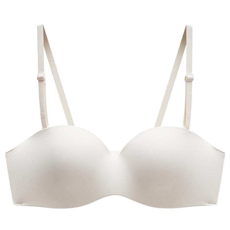 Sleek Strapless Non-Slip Tube Top Bra: Invisible, Seamless, and Supportive Without Underwire