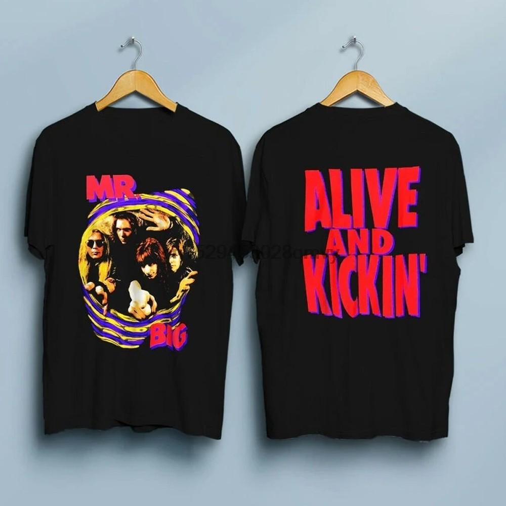 

Mr. Big rock band alive n kickin Tshirt Black Short sleeve all Sizes X948 Unisex T-Shirt S