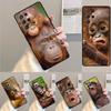 CUTE ORANGUTAN monkey BABY 1 Phone Case for Samsung Galaxy note 10 pro S26 Ultra S23 S24 FE S25 S21 S22 PLUS shockproof Cove