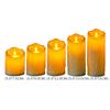 5cm Flameless LED Tealight Battery Operated Smooth Electrical Candles PP Simulation Flickering Pillar Candles for Party Festive