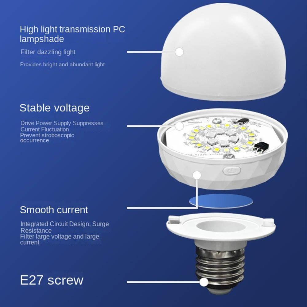 with Remote Control E27  Rechargeable Light Bulb Rechargeable Stage Lamp Bulb  Indoor