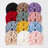 New Baby Hat Baby Hat Elastic Jacquard Indian Hat Bow Windproof Children's Hat Knitted Pullover Hat
