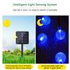 Solar Kristall Globus LED String Lichter 60 LED 8 Beleuchtung Modi IP65 Fairy Light Weihnachten Girlande für Garten Party Dekor