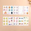 10sheets Easter Temporary Tattoo Stickers Cute Bunny Eggs Sticker DIY Decoration Easter Birthday Party Supplies Kids Gift 2026