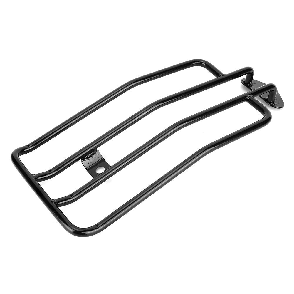 Retro Motorcykel Bakre Bagagehylla Hylla Tillbehör Passar för XL883 1200 X48Svart