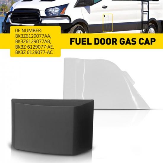 For Ford 2015- Transit Fuel Door Cap Gas Hatch Cover Panel & Moulding Trim V