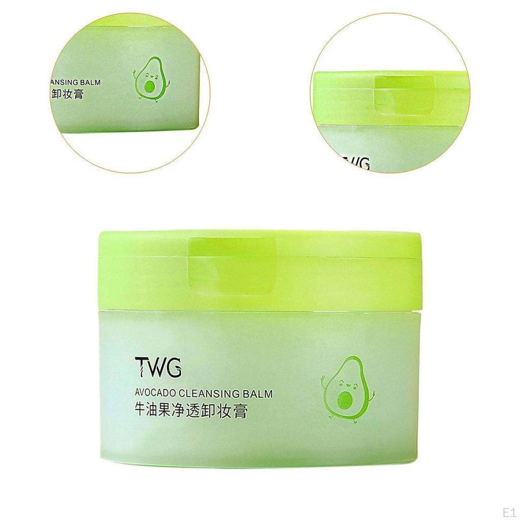 Makeup Remover Cleansing Balm Easy To Use Portable Premium Travel Essentials 100ml Avocado Style A
