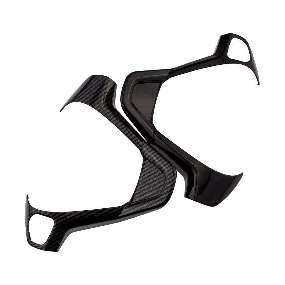 Pro Ford Fiesta MK7 2009-2017 Ecosport 2012-2017 Kryty volantu do auta Dekorační nálepka Doplňky pro styling auta