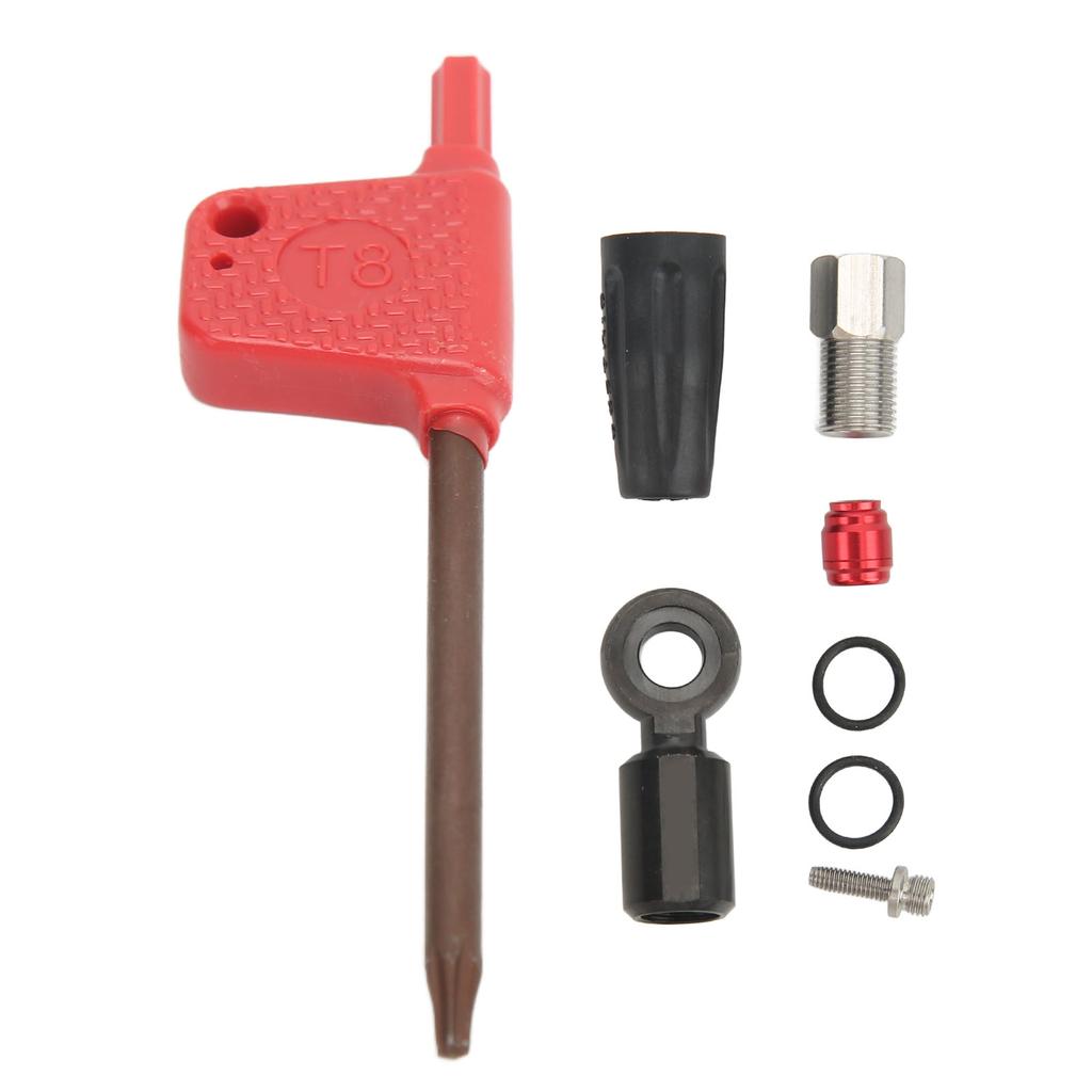 Bike DIY Repairing Kit with Olive Connecting Insert and Disc Brake Cable Adapter for SRAM FLAT