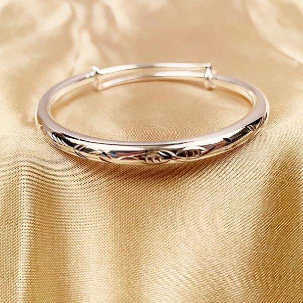 

S999 Серебряный браслет из чистого серебра с изображением автомобиля и круглого живота, простой и универсальный серебряный браслет для ног, подарки девочкам, матерям и пожилым людям Adjustable size серебряный