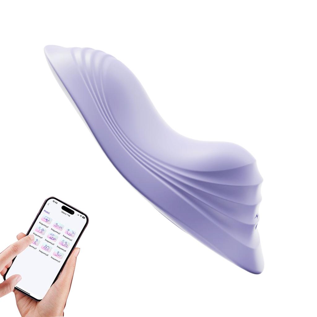 Mini bezdrátový dálkově ovládaný vibrační kalhotky s aplikací G-bod & klitorální stimulace Dámské vibrační kalhotky Sexuální hračka pro ženy