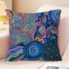 Australian Aboriginal Art Personalized Pillow Dust Cover Bedroom Kids Party Decoration Pillowcase Birthday Children Gift