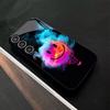 Anime Malerei Emoji Lachendes Gesicht Handyhülle Glas Handyhülle für Samsung Galaxy S26 S25 S24 S23 S22 S21 FE, Ultra, Plus Stoßfest
