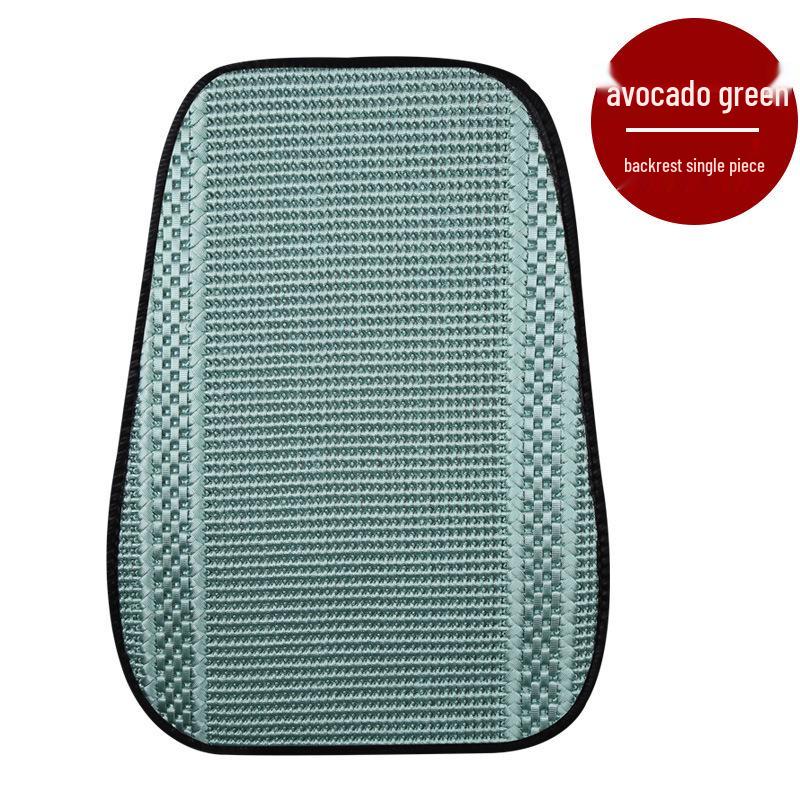 Breathable Ice Silk Car Seat Cushion - Universal, Non-Slip, Cute Solid Color, Suitable for All Seasons