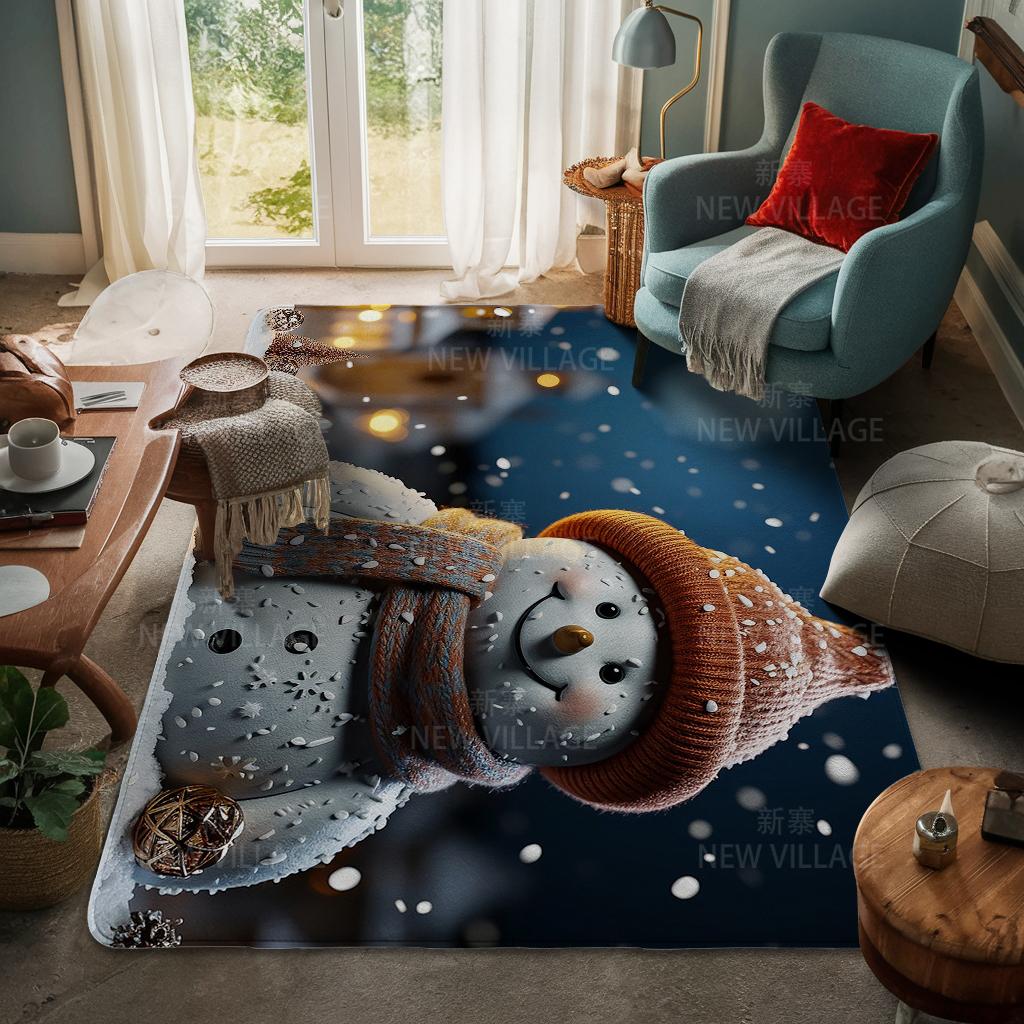 Koberec ke vchodu do domu Rohožka ke dveřím do domu Obývací pokoj Vana Koupelna Protiskluzové koberce s absorpcí vody vana Veselé Vánoce zima