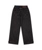 AAKAM Steve Cinch Back Denim Pants (Black)