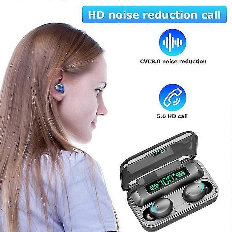 High-quality Bt Wireless Earphones Touch Control 8d Hifi Sound Headsets Noise Cancelling