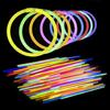 100pcs Glow Sticks Camping Fluorescence Party Glow Necklaces Bracelets for Neon Birthday Party Halloween Wedding Supplies