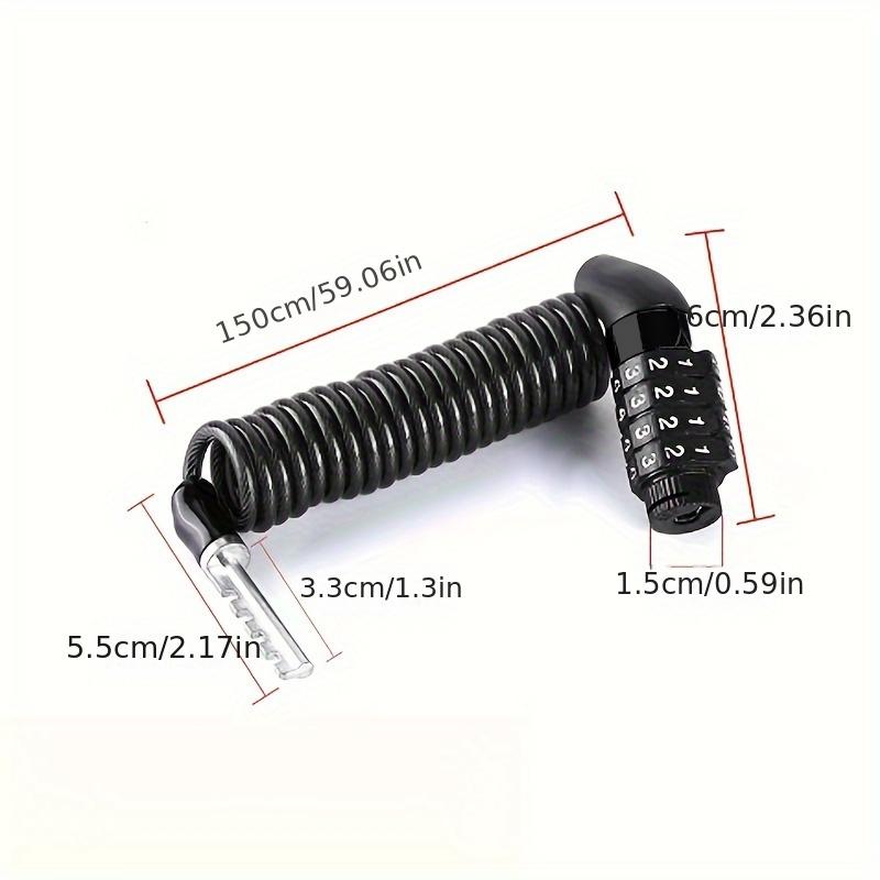 1 PC Universal Motorcycle Electric Cars Security Helmet Password Wire Lock Portable Anti-theft Mtb Road Bike Bicycle Locks