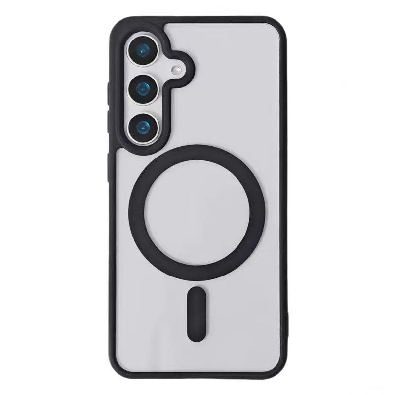 Moderne magnetische Magsafe kabellose Ladehülle für Samsung S25 S24 S23 S22 Plus FE Ultra A15 A35 A55 A16 A26 A36 Stoßfeste Abdeckung