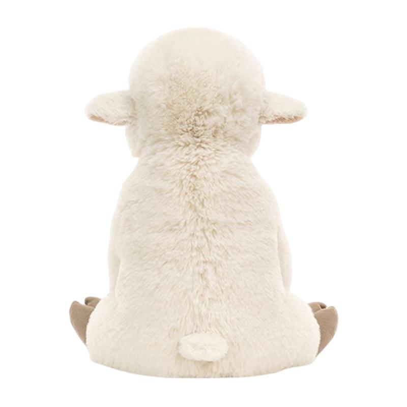 JELLYCAT Farm Animal Series Large Libby Lamb Grey Brown Doll Plush Doll 26cm Tall